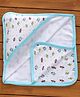 Mee Mee Hooded Wrapper Aeroplane Design - Blue White