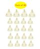 Syga Indian Plug Non Inflammable Electrical Socket Cover Cream - Pack of 80