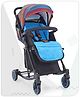 Babyhug Rock Star Stroller Cum Rocker With 5 Point Safety Harness - Blue| Reclining Seat| Linked Brake| Adjustable Canopy| Single Hand Fold