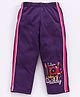 Bodycare Full Length Track Pant Camera Print - Purple