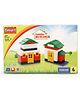 Peacock Little Builder Smart Blocks Multi Color - 105 Pieces