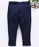 Vitamins Full Length Party Wear Trousers - Navy Blue