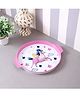 A Vintage Affair Round Star Unicorn Metal Tin Tray - Pink & White