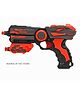 Baybee Blaster Gun With 6 Foam Bullets - Red Black