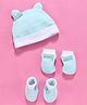 My Milestones Accessories Gift Set 3 Pcs (Cap Mittens & Booties) - Aqua