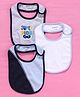My Milestones Bibs Value Set 3 Pcs - Baby Blue Grey White