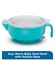 Mee Mee Stay Warm Steel Bowl With Suction Base - Blue