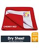 Bey Bee Waterproof Bed Protector Dry Sheet Extra Large -  Red 