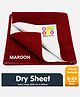 Bey Bee Waterproof Bed Protector Dry Sheet Extra Large - Maroon 
