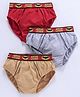 Red Rose Briefs Batman Print Pack of 3 - Red Light Grey Beige