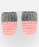 Knits & Knots Dual Shaded Crochet Mittens - Pink & Grey