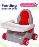 Mothertouch Car Shaped Feeding Booster Seat - Grey Red