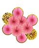 Shopperskart Paper Fans For Party Wall Decoration Pink - Pack of 10
