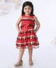 Mark & Mia Sleeveless Frock Sequin Embellished - Red