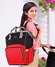 Babyhug Backpack Style Diaper Bag - Red Black