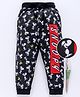 Eteenz Lounge Pants Snoopy Print - Black
