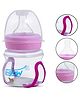U-Grow Heat Sensitive BPA Free Wide Neck Feeding Bottle Pink - 120 ml