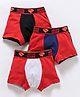 Red Rose Boxer Justice League Print Pack of 3 - Multicolor