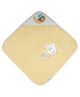 Abracadabra Set Of Hooded Towel And Wash Cloth Teddy - Yellow