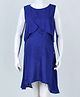 Kriti Sleeveless Solid Maternity Dress - Dark Blue
