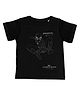 Marvel By Crossroads Half Sleeves Spider Man Far From Home Line Art Tee - Black