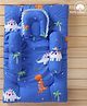 Babyhug Cotton Bedding Set Dino Print - Blue
