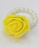 Pihoo Foam Flower Beads Bracelet - Yellow