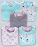 Zoe Knitted Bibs Pack of 5 - Multicolor