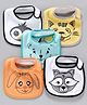 Zoe Terry Printed Bibs Pack of 5 - Multicolor