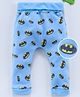 Mom's Love Full Length Lounge Pant Batman Print - Blue