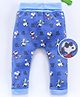 Mom's Love Full Length Lounge Pant Snoopy Print - Royal Blue