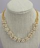 Tiny Closet Pearl Detailed Necklace - White
