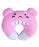 Brandonn U Shaped Neck Pillow Animal Design - Light Pink 
