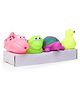 IToys Animal Shape Squeaky Bath Toys Pack of 4 - Multi Colour