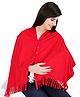Lulamom Solid Multi Purpose Breast Feeding Nursing Shawl - Red