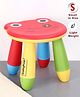 Babyhug Small Size Stool Frog Design - Red| Easy to Assemble| Step Stool| Bathroom Stool| Indoor & Outdoor Use