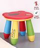 Babyhug Small Size Stool Bear Design - Red| Easy to Assemble| Step Stool| Bathroom Stool| Indoor & Outdoor Use