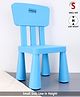Babyhug Lightweight Chair with Comfortable Back Rest  Blue| Lightweight| Durable Built| Indoor & Outdoor Use| Easy to Assemble