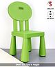 Babyhug Chair with Comfortable Back Rest  Green| Strong & Durable Chair| Indoor & Outdoor Use| Home & Classroom| Easy to Assemble