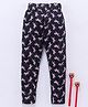 Eteenz Full Length Leggings Horse Print - Black