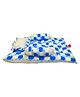 VParents Cheeky Cheeky Baby 4 Piece Bedding Set With Pillow and Bolsters - Blue