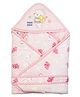 Mee Mee Cozy Cocoon Hooded Baby Wrapper Blanket Animal Print - Pink