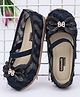 Cute Walk by Babyhug Slip On Bellies With Bow Motif - Navy Blue