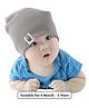 Syga Small Knitted Cap Grey - Circumference 40 to 55 cm