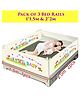 Syga Pack Of 3 Baby Bed Rail 2.0 m x 2 Pieces & 1.5 m x 1 Piece - Cream