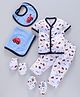 Child World Clothing Gift Set Pack of 6 - White Blue