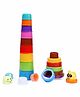 TOYFUN 2 In 1 Infant Starter Stacking Set Pack Of 2-Stacking Cup & Rock And Stack Toy