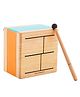 Brainsmith Swoora Square Tone Drum - Yellow orange