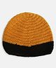 MayRa Knits Solid Knitted Cap - Brown