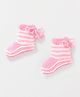 MayRa Knits Striped Socks - Pink